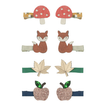 Set 8 mollette mini autumn forest Mimi & Lula