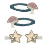 Set 4 mollette toadstool clip Mimi & Lula