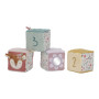 Set di 4 cubi morbidi Fairy garden Little Dutch