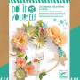 Crea una corona decorativa di fiori Djeco Do it yourself