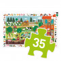 Puzzle di osservazione fattoria 35pz djeco