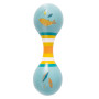 Maracas in legno doppia azzurro Moulin Roty