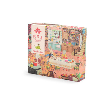 Puzzle cerca trova in casa 100 pz Moulin Roty