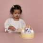 Torta di compleanno rosa 26 pz Little Dutch