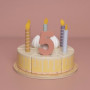 Torta di compleanno rosa 26 pz Little Dutch