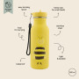 Borraccia in acciaio 500 ml ape Trixie