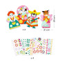 Kit stickers animali brillanti Djeco