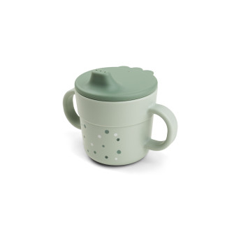 Tazza con beccuccio verde 100% PP Alimentare Done By Deer