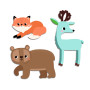 I miei primi stickers Animali della foresta Djeco